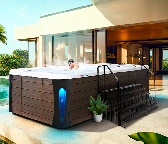 Calspas hot tub being used in a family setting - Avondale
