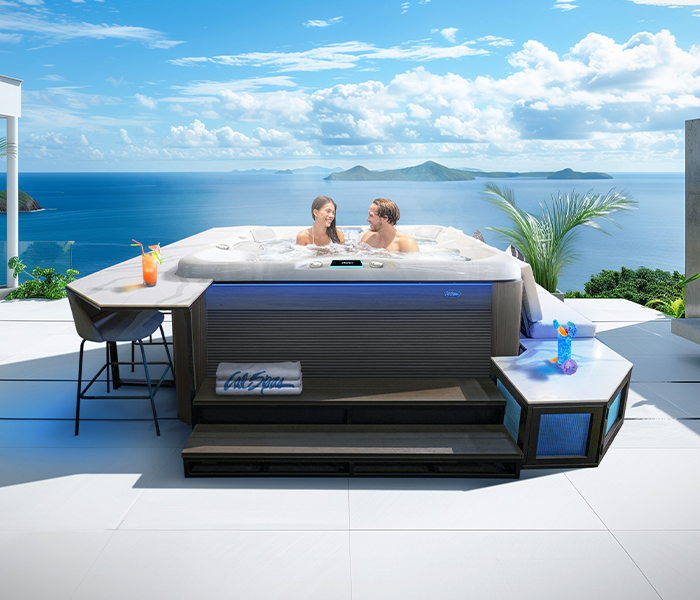 Calspas hot tub being used in a family setting - Avondale